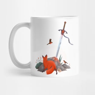 Fox and the Sword Mug